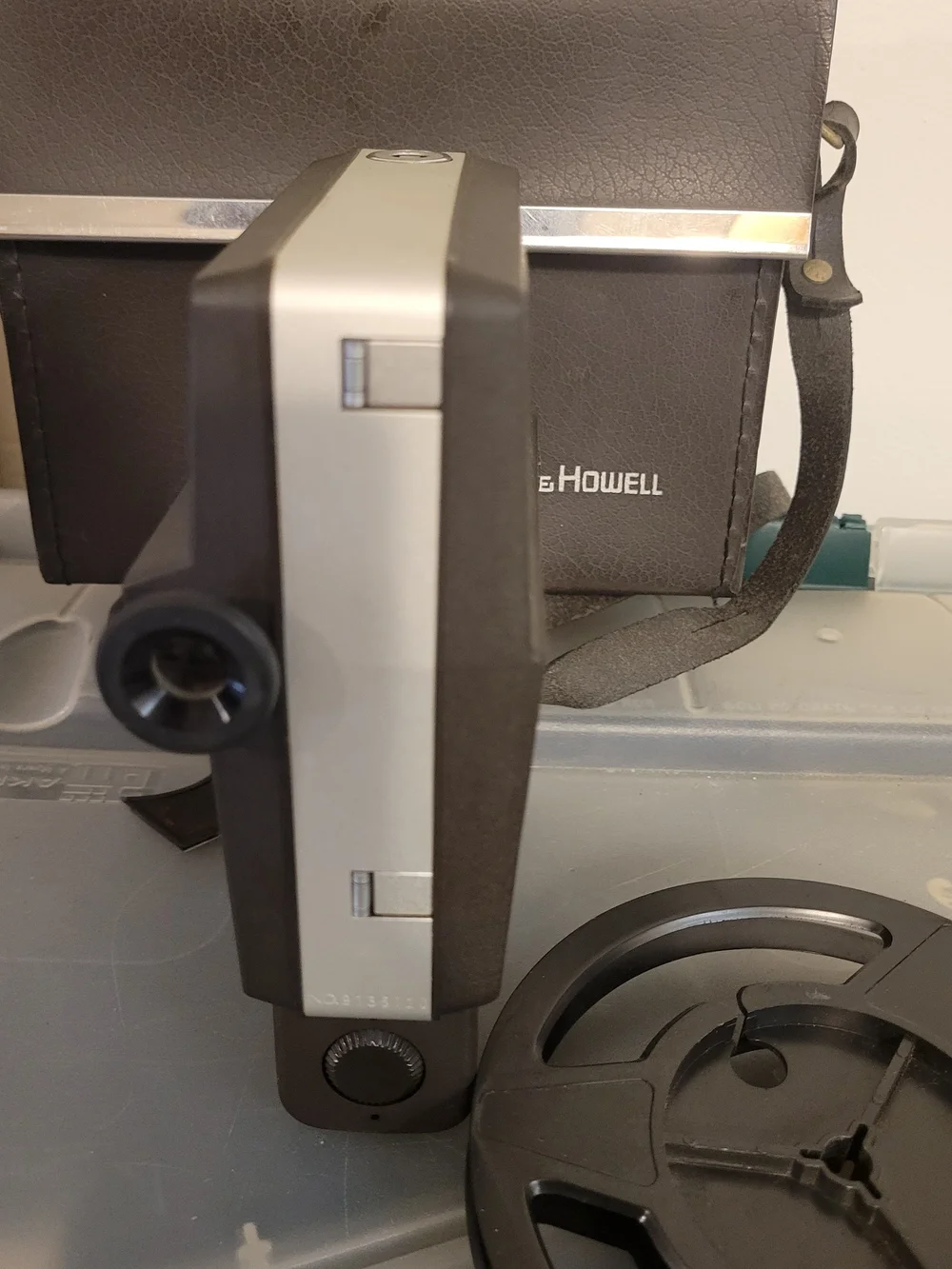 Vintage Bell & Howell Autoload 308 Super 8 Movie Camera w/ Case Reel Untested